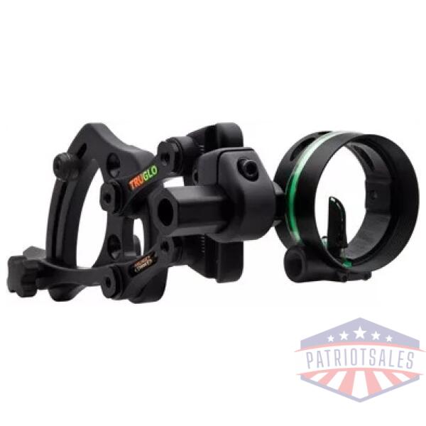 TRUGLO BOW SIGHT RANGE ROVER - 1-PIN .019 DIA BLACK