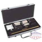 HOPPES DELUXE GUN CLEANING KIT - BRASS ROD 31PC W/ALUMINUM BOX