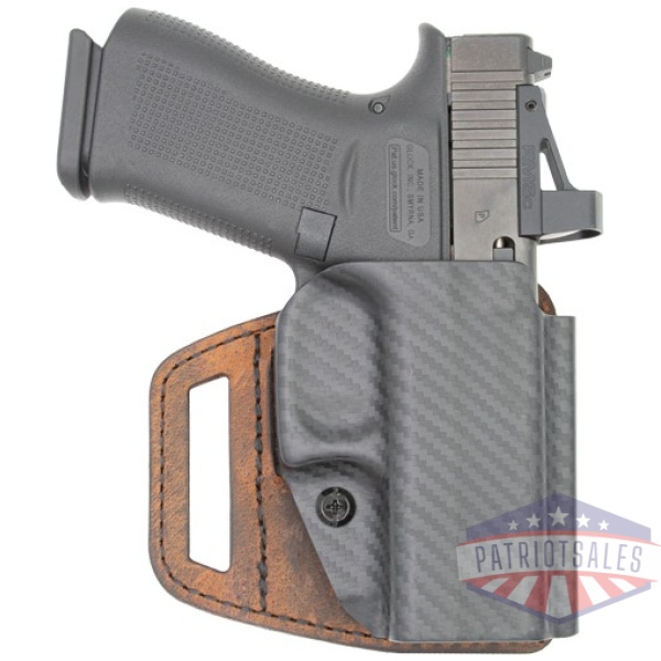 VERSACARRY VSLIDE HOLSTER OWB - HYBRID SIG P365 XL POLY/BROWN