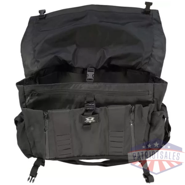 GREY GHOST GEAR WANDERER BAG - 2.0 WAXED CANVAS BLACK