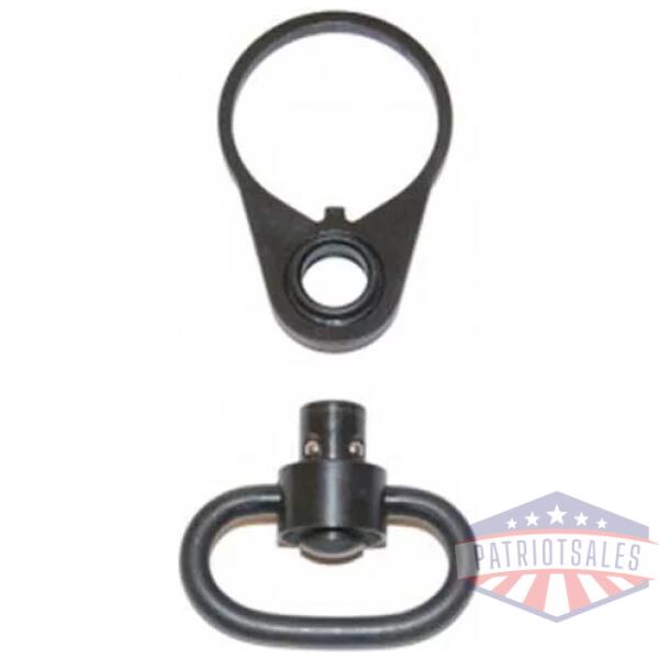 GUNTEC QD SINGLE POINT SLING - ADAPTER W/QD SWIVEL BLACK