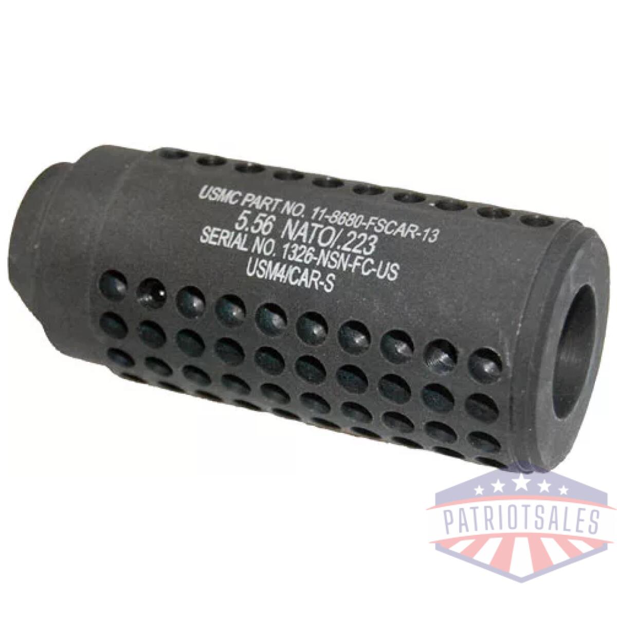 Guntec ar15 fake suppressor - socom mini 1/2x28 tpi black - image 1