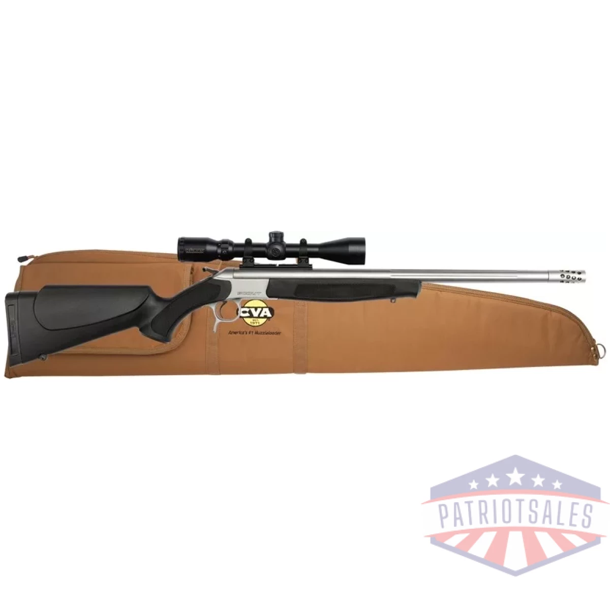 Gcr4830ssc_1. Webp - cva scout td 450 bushmaster - 25" w/brake 3-9x40 ss/blk syn - gcr4830ssc 1