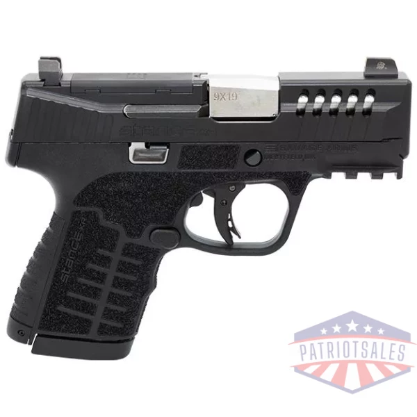 Savage Stance XR MC9 Handgun 9mm Luger 10(1)&13(1)rd Magazines 3.2" Barrel Black Night Sights No Safety