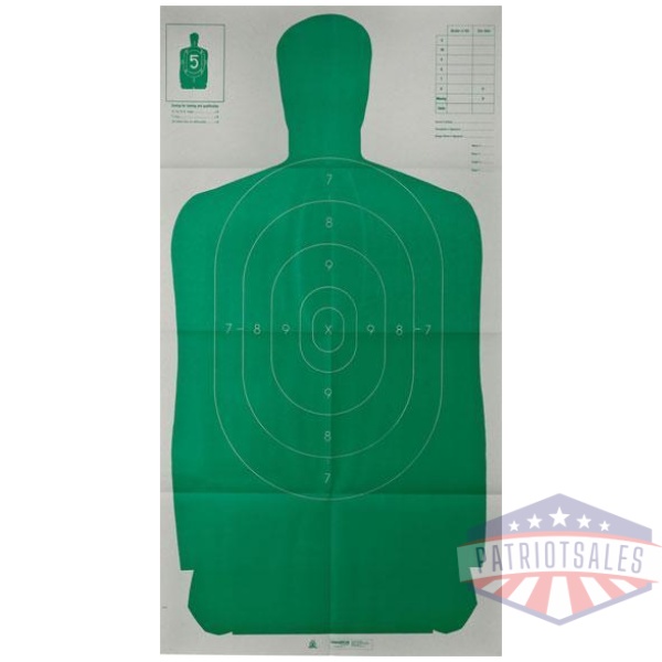Champion LE Targets Silhouette Target - 24" X 45" Green 10/Pack