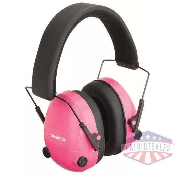 Champion Electronic Ear Muffs - Pink