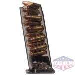 Elite Tactical Systems Carbon Smoke Handgun Magazine for Glock 43x/48 9mm Luger 10/rd