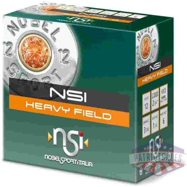Nobel Sport Heavy Field Shotshells 20 ga 2-3/4" 1 oz 1250 fps #7.5 25/ct