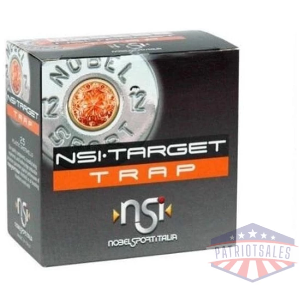 Nobel Target Trap Shotshells 12 ga 2-3/4" 1-1/8 oz 1145 fps #7.5 25/ct