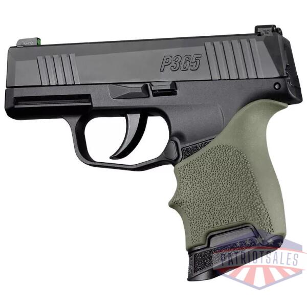 Hogue HandAll Beavertail Grip Sleeve Sig Sauer P365 OD Green