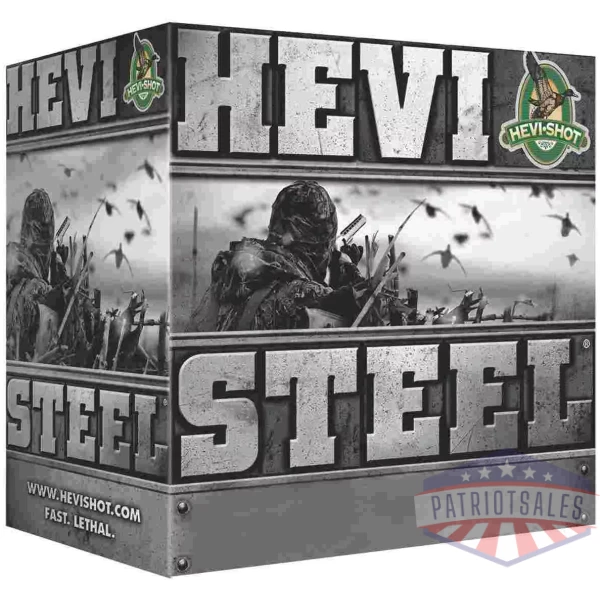 HEVI-Shot HEVI-Steel Shotshells 12 ga 2-3/4" 1-1/8 oz  1500 fps #3 25/Box