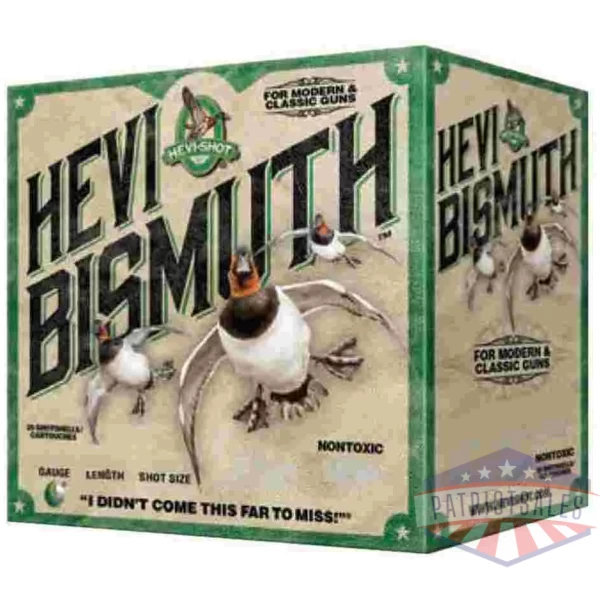 HEVI-SHOT HEVI BISMUTH 410 GA 3 IN 6 SHOT 9/16 OZ- 25/BOX