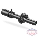 Swampfox Arrowhead LPVO Series Rifle Scope - 1-10x24 30mm SFP Red IR BDC Black
