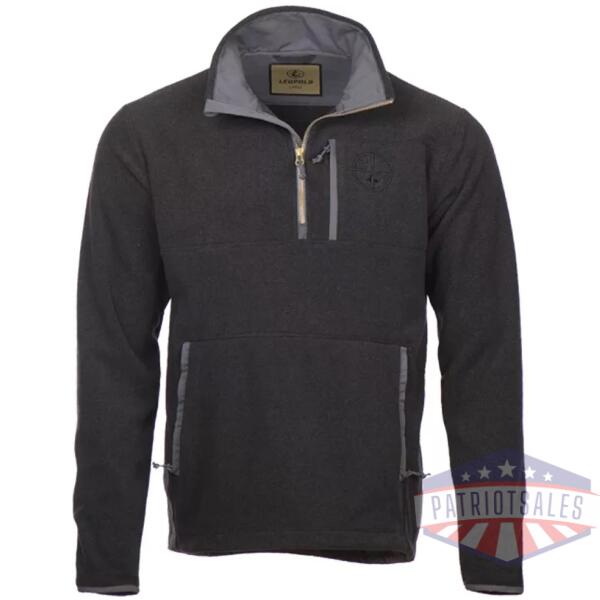Leupold Make Ready 1/4 Zip Fleece Jacket Iron Gray 3XL