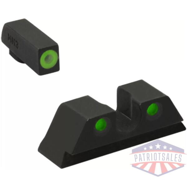 Meprolight ML40889 Hyper-Bright Green Ring Front/Green Rear Sights for FN 509