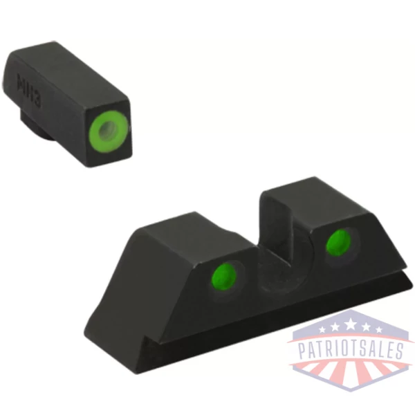 Meprolight ML40889 Hyper-Bright Green Ring Front/Green Rear Sights for FN 509