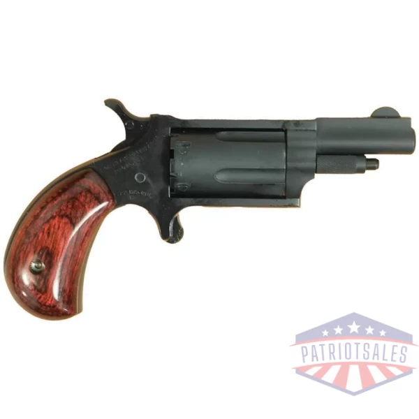 NAA 22M Mini Revolver Handgun .22 Magnum 5rd Capacity 1.625" Barrel Stealth Grey with Rose Grip