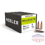 Nosler Ballistic Tip Hunting Bullets 6mm .243" 90 gr SBT-BTIP 50/ct