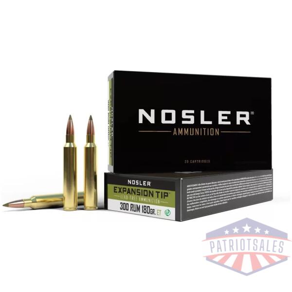 300 RUM 180gr E-Tip (20 ct.) Ammunition