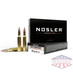 Nosler Match Grade Rifle Ammunition .338 Lapua Mag. 300gr CC 20/Box