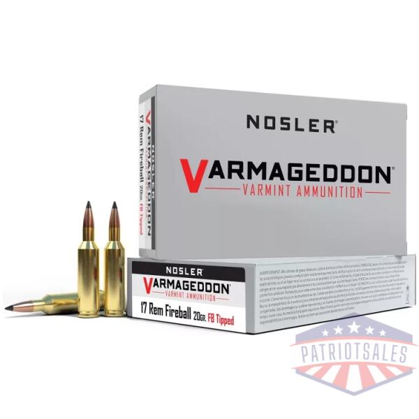 17 Rem Fireball 20gr FB Tipped (20 ct.) Ammunition