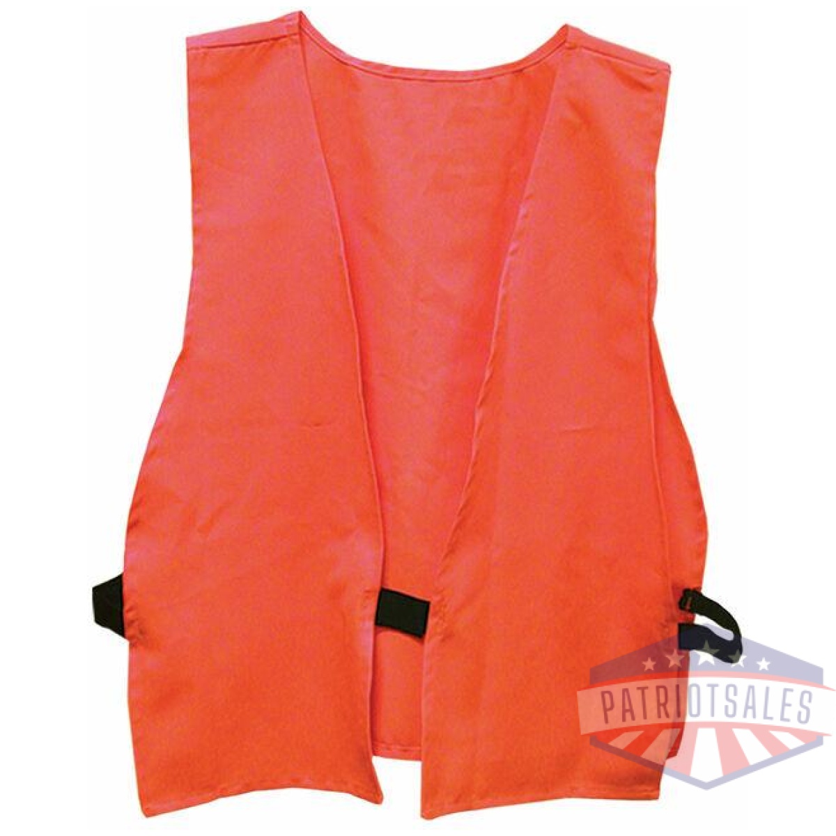 Primos safety vest hunter orange adult size logo on back poly bag - image 1