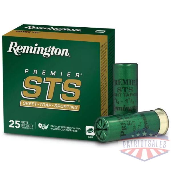 Remington Premier STS Light Target 12 ga 2 3/4" 2 3/4 dr 1 1/8 oz #7.5 1145 fps 25/ct