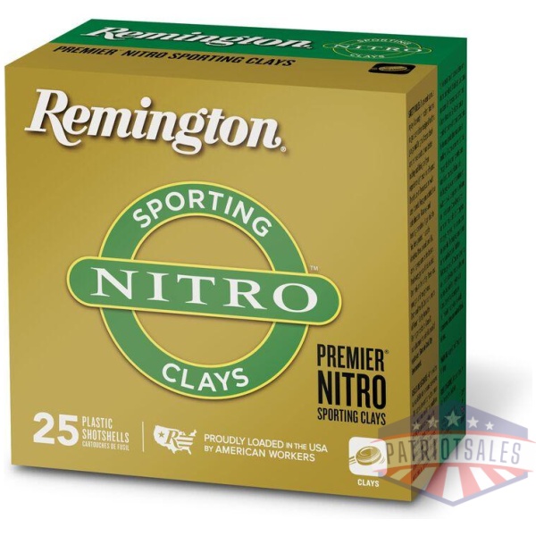 Remington Premier Nitro Sporting Clays Shotshells 20ga 2-3/4 in 7/8oz #7.5 1300 fps 25/ct