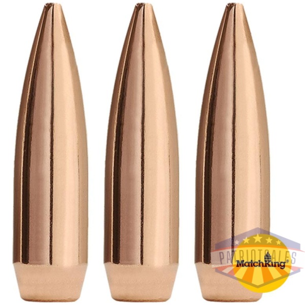 Sierra MatchKing Rifle Bullets (500/ct) .30 cal .308" 168 gr HPBT