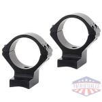 Talley Lightweight Alloy Scope Mounts - Black Anodized - 30mm - Medium Weatherby Accumark - Magnum - Mark V (9 LUG)