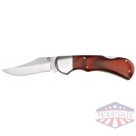 Sarge Knives Gambler Lock Back Folding Knife 2-3/4" Clip Point Blade Wood