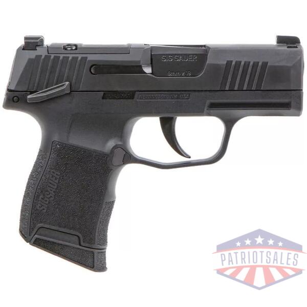Sig Sauer P365 Optic Ready Handgun 9mm Luger 10rd Magazines(2) 3.1" Barrel X-RAY 3 Sights Manual Safety