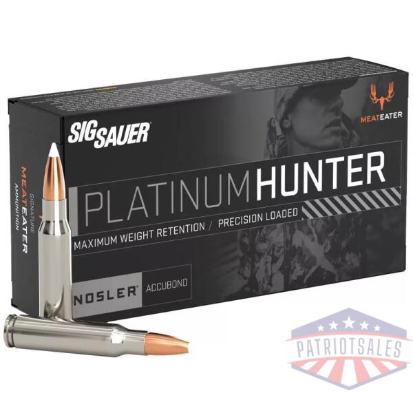 Sig Sauer Platinum Hunter Accubond Rifle Ammunition .270 Win 150gr PT 3200 fps 20/ct