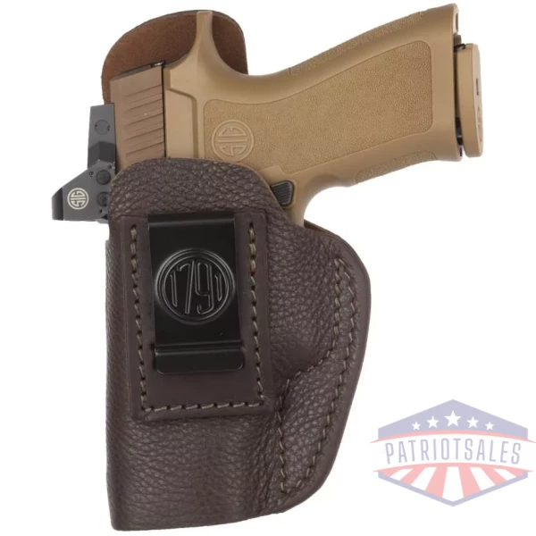 1791 Fair Chase Deer Skin IWB Holster Size 5 Brown LH