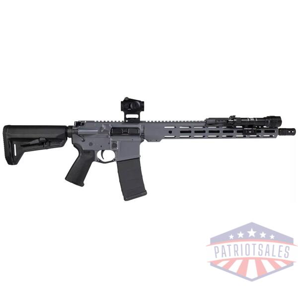 Shark Coast Tactical "Grey Knight" AR-15 Rifle 5.56mm 30rd Magazine 16" Barrel 15" Handguard Vortex Crossfire & Streamlight Protac Carrybag