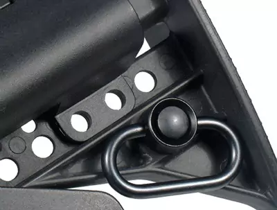 Utg swivel qd push button - 1. 38" black - image 2