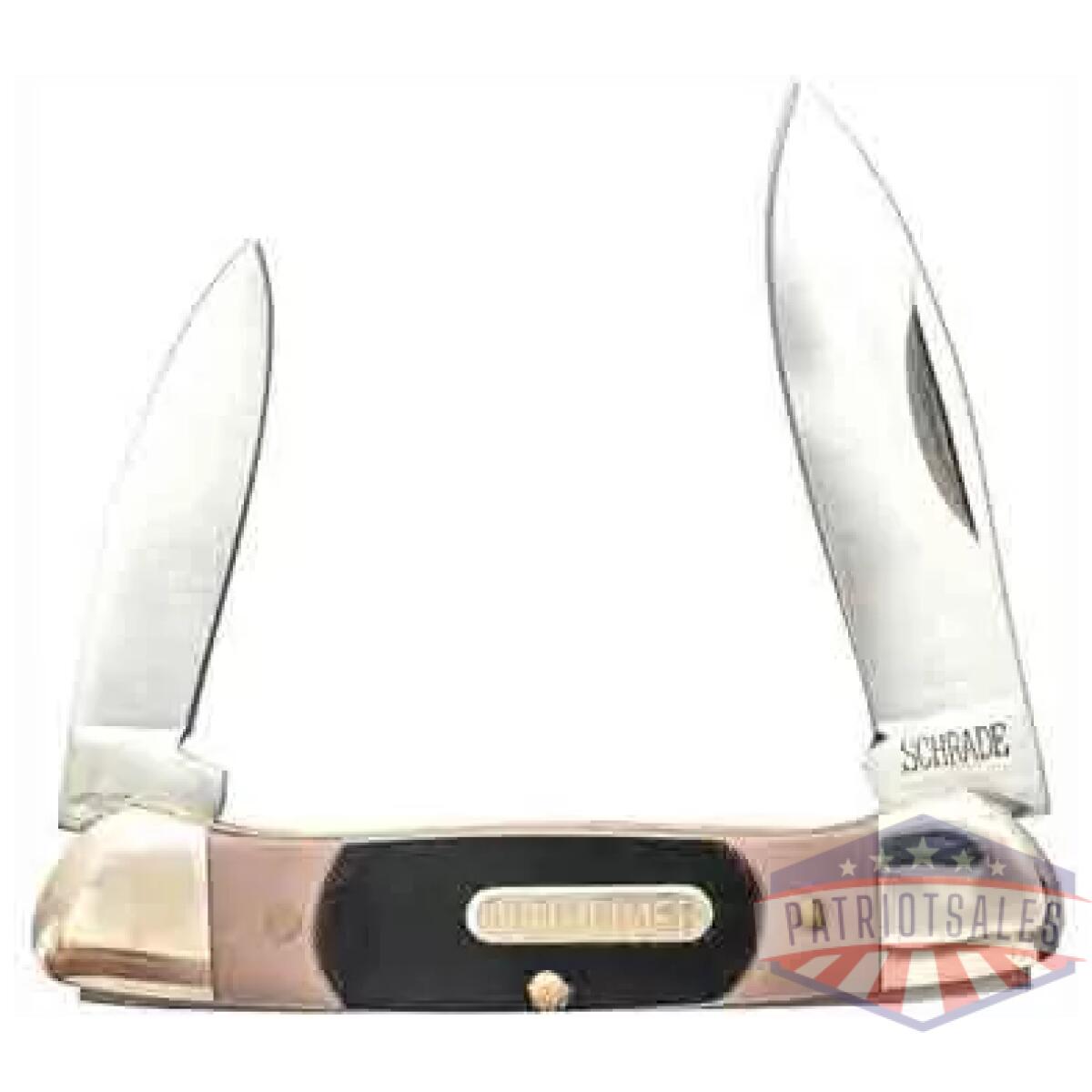 104ot. Webp - old timer knife minuteman - 2-blade 2" stainless delrin - 104ot
