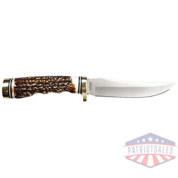 UNCLE HENRY KNIFE NEXT GEN - STAGLON 5" BLADE W/LTHR SHEATH