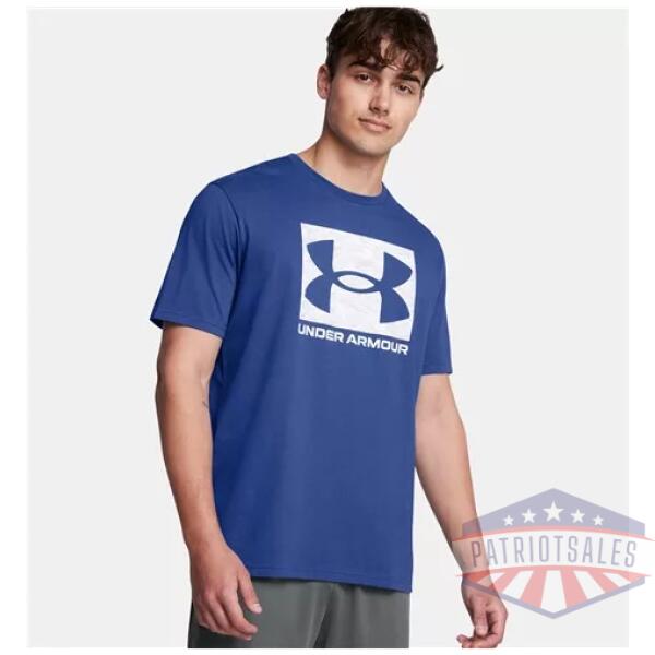 Men's UA ABC Camo Boxed Logo Short Sleeve