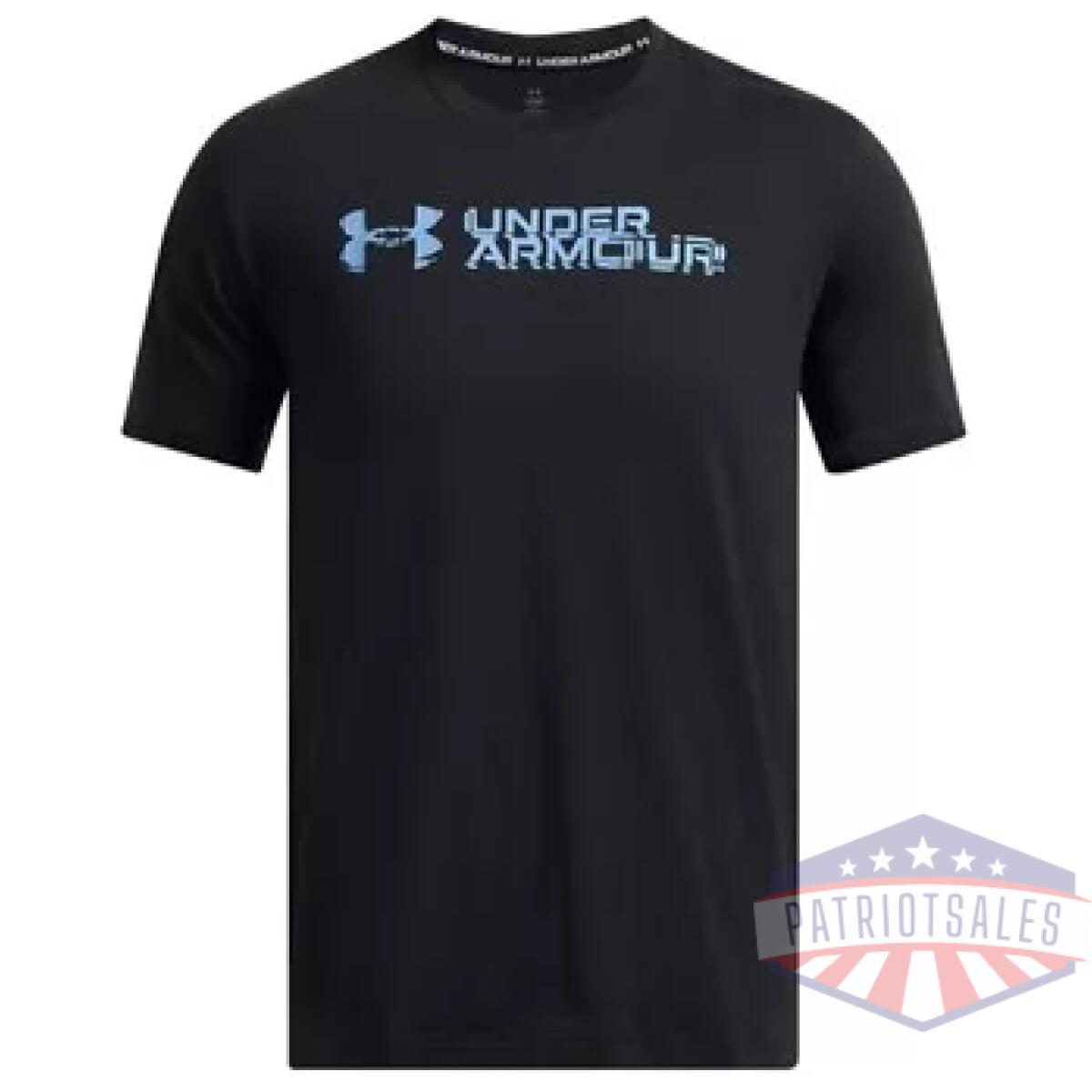 Men's ua sliced wordmark short sleeve - image 1