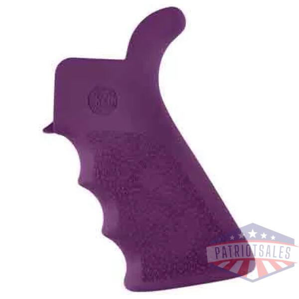 HOGUE AR-15 BEAVERTAIL GRIP - W/FINGER GROOVES PURPLE