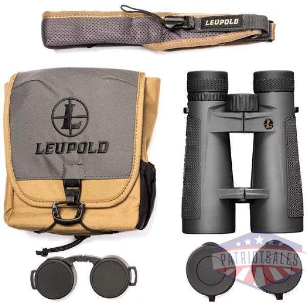 LEUPOLD BINOCULAR BX-5 SANTIAM - HD 12X50 ROOF SHADOW GRAY