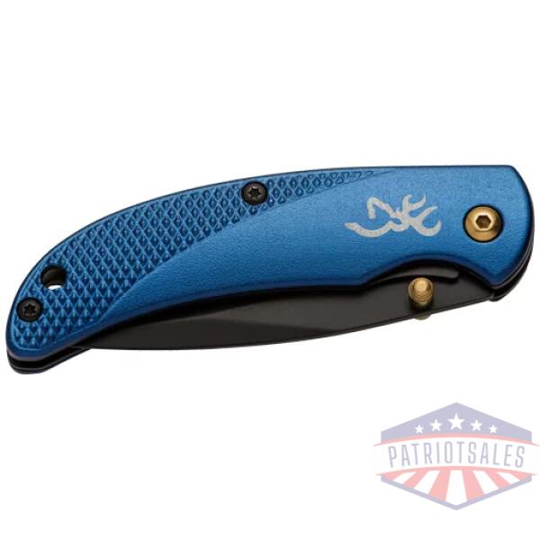 BROWNING KNIFE PRISM III FLDNG - HUNTER 2.38" BLADE BLUE ALUM