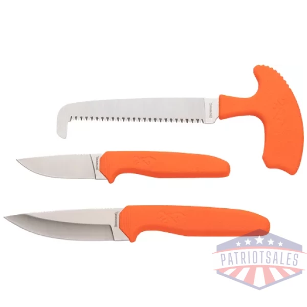 BROWNING KNIFE SHARP RIDGE 3PC - COMBO W/NYLON SHEATH