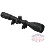 KONUS SCOPE FIGHTER 4-12X40 - W/RINGS AO BDC RETICLE BLACK