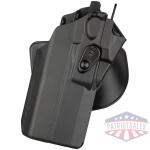 Model 7378RDS 7TS ALS Concealment Paddle & Belt Loop Combo Holster for Glock 17 w/ Light