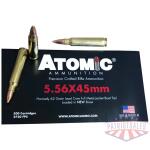 ATOMIC 5.56X45 62GR FMJ - 500RD BULK