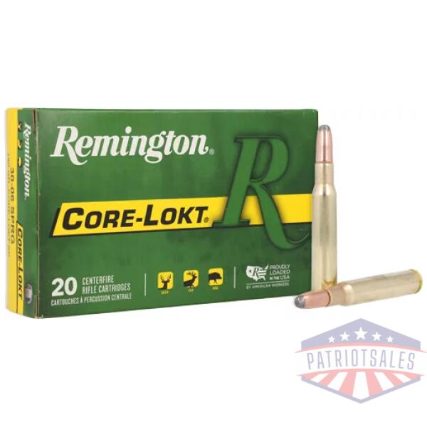 REMINGTON 30-06 180GR - CORE-LOKT SP 20RD 10BX/CS
