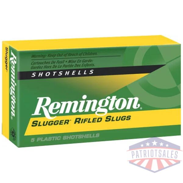 REMINGTON SLUGGER 12GA 2.75" - 1OZ RIFLED SLUG 15RD 5BX/CS