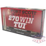 FORT SCOTT 270 WIN 130GR TUI - SOLID COPPER 20RD 10BX/CS